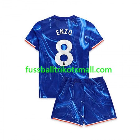 Fußballtrikots Chelsea Enzo 8 Kinder 2024-2025 Kurzarm Heimtrikotsatz kaufen
